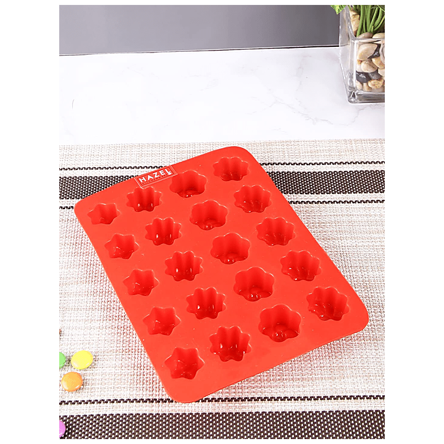 HAZEL Silicone Flower Chocolate/ Candy/Jelly Pudding Baking Mould - 20 Slots