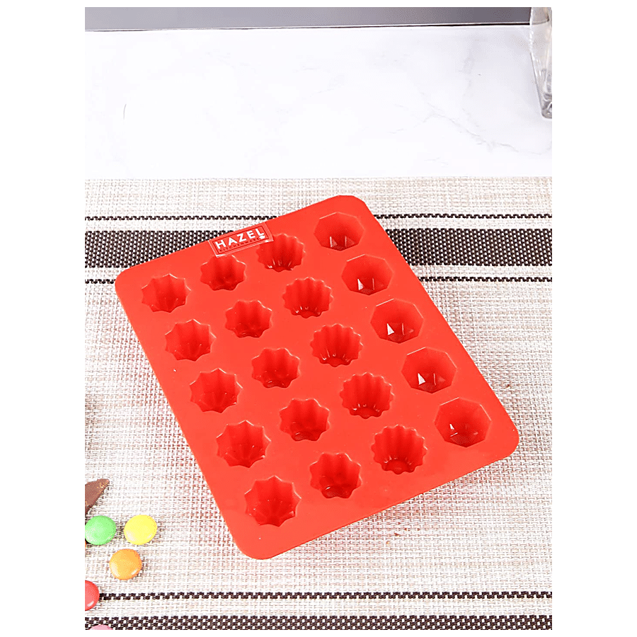 HAZEL Silicone Flower & Round Chocolate 3D DIY - Candy Baking Mould