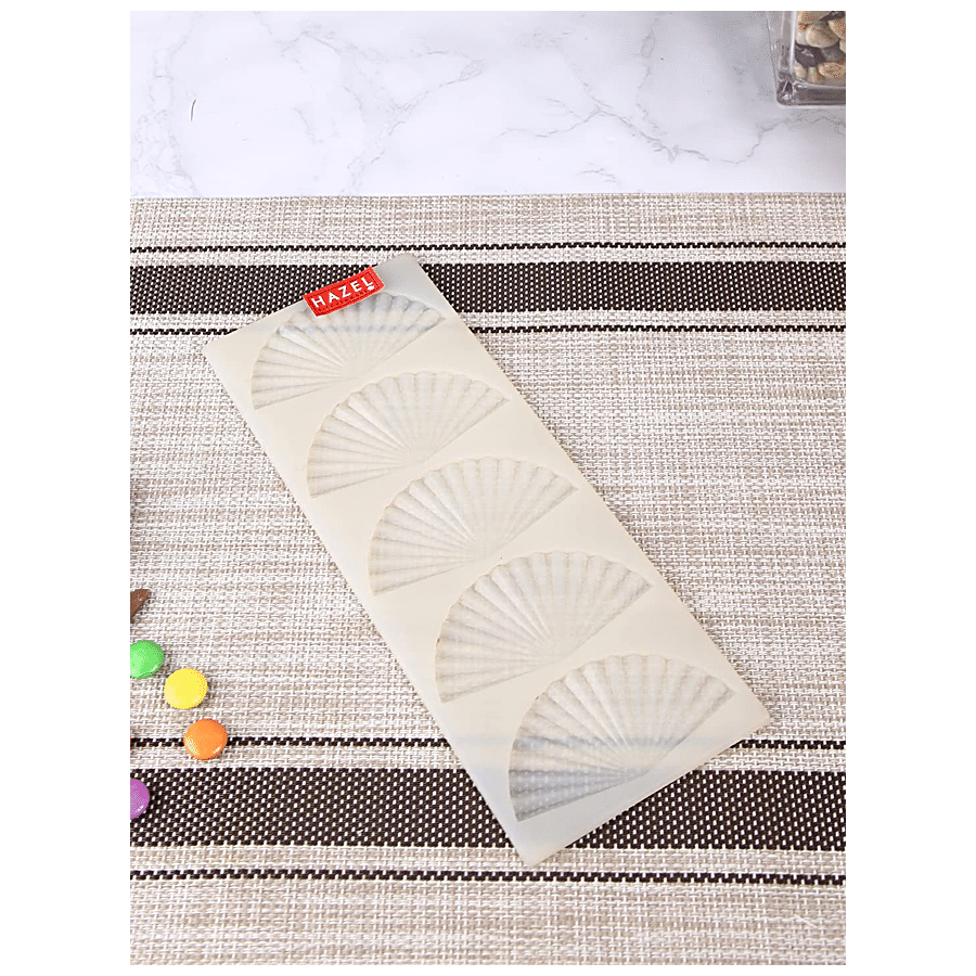 HAZEL Silicone Fondant Cake Decorating Mould -  Fan Shape