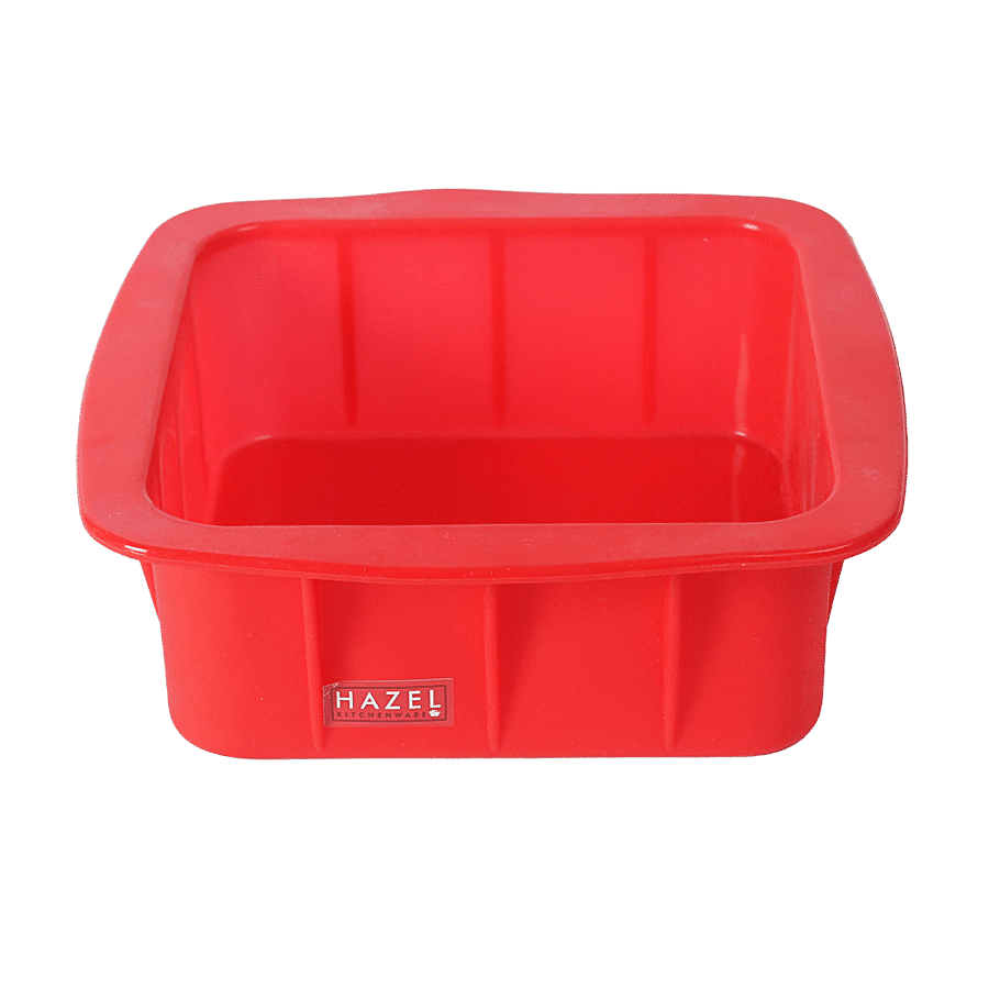 HAZEL Silicone Square Cake Mould - Red