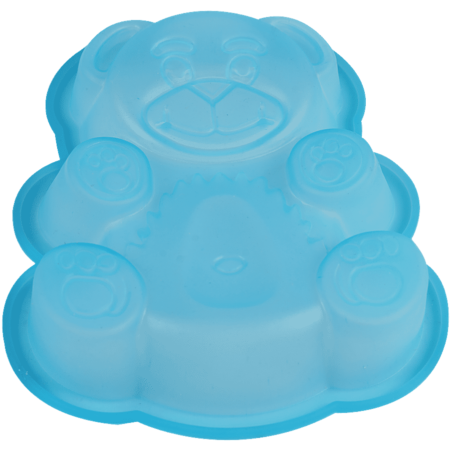 HAZEL Small Silicone Teddy Bear Shape Cake Mould - Blue