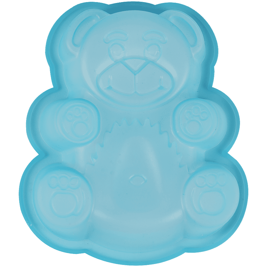 HAZEL Small Silicone Teddy Bear Shape Cake Mould - Blue