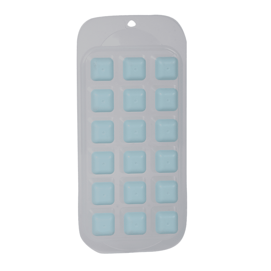 HuiHuang Plastic & Silicone Ice Tray - Blue