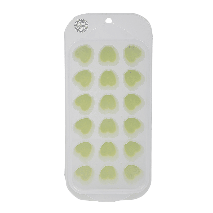 HuiHuang Plastic & Silicone Ice Tray - Green