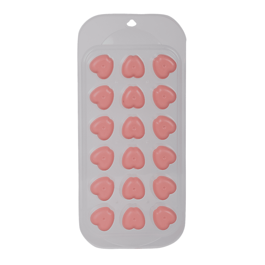 HuiHuang Plastic & Silicone Ice Tray - Pink