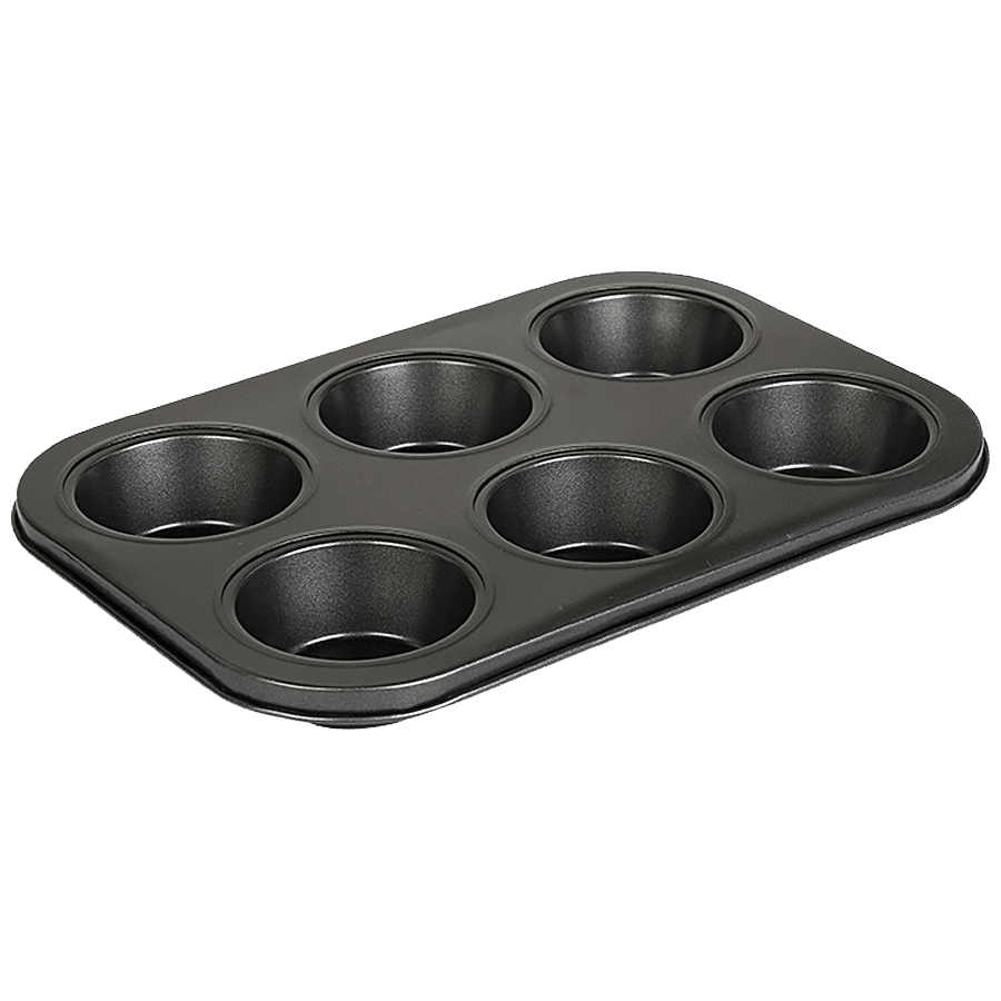 Omega Aluminium Muffin Tray -  6 Cavities