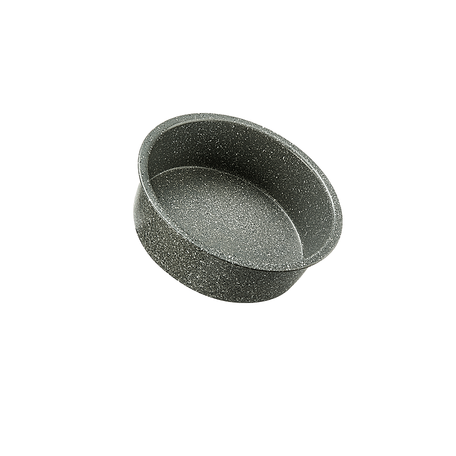 Petals Carbon Steel Non Stick Round Cake/Baking Mould/Tray Pan - 23 Cm X 23 Cm X 7 Cm