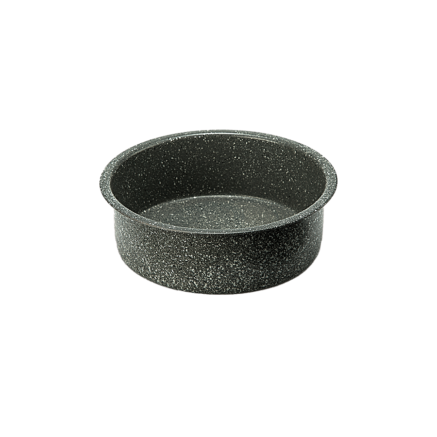 Petals Carbon Steel Non Stick Round Cake/Baking Mould/Tray Pan - 23 Cm X 23 Cm X 7 Cm