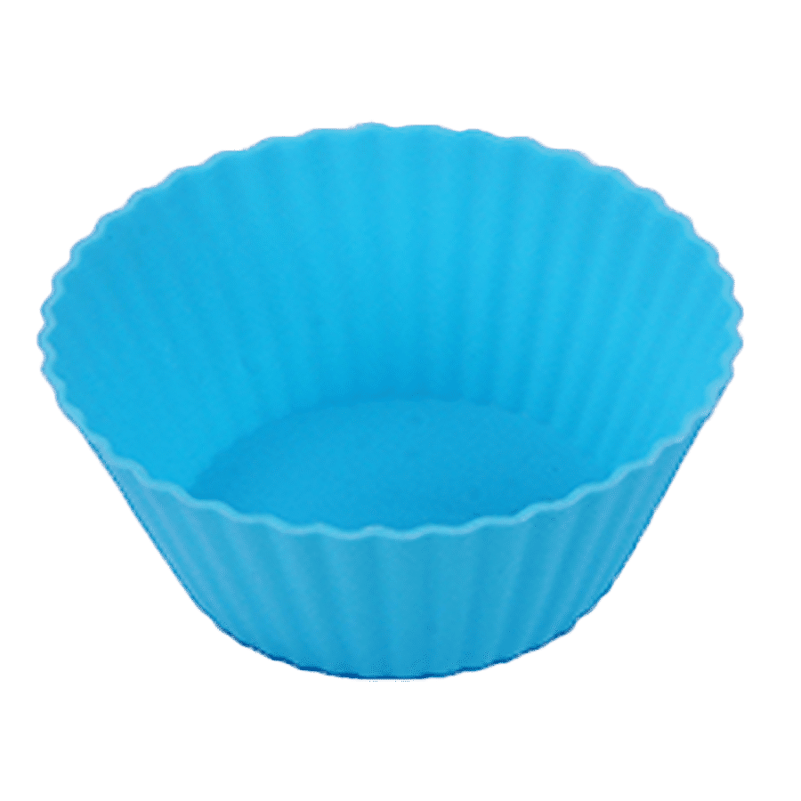 Petals Silicone Reusable Cupcake/Muffin Cake Moulds - 7 Cm Top Dia