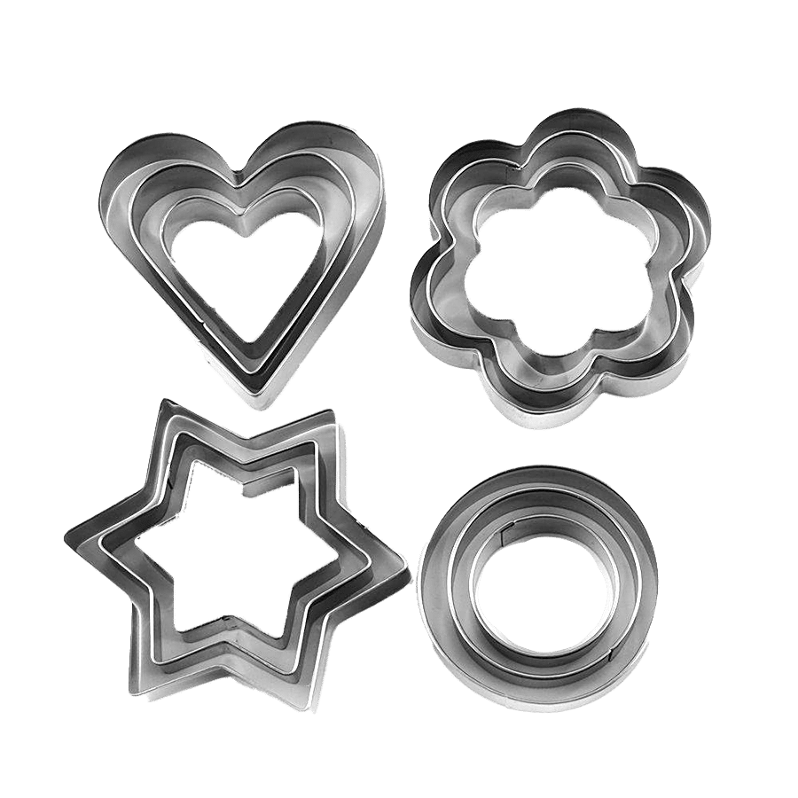 Petals Stainless Steel Cookie Cutter - 12 Cm