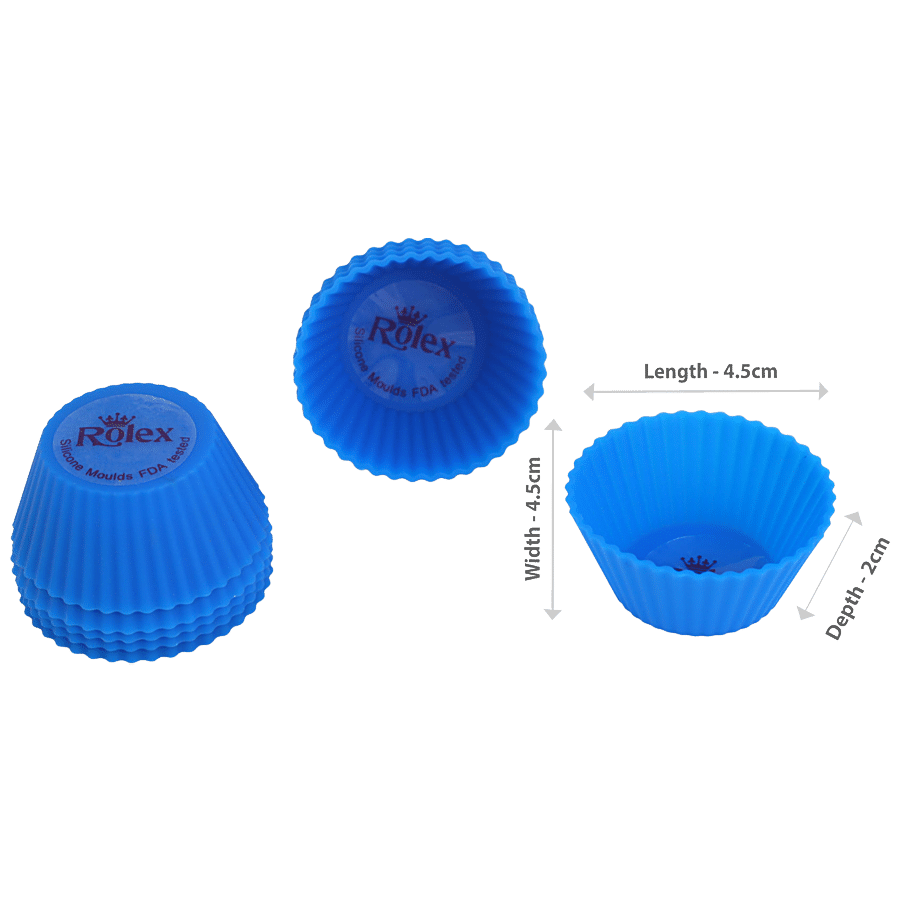 Rolex  Rolex Silicon Mould Muffin Cup Cake - Small