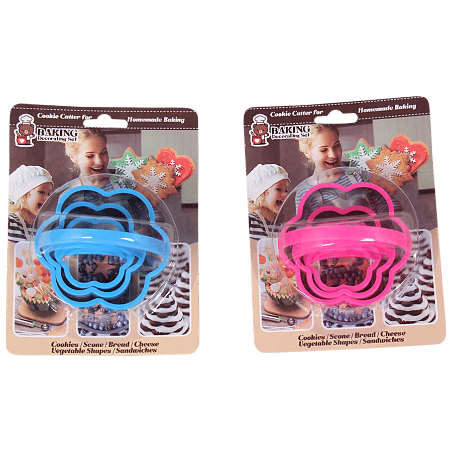 Wannian Kitchen Cookie-Brownie Cutters 3Pc Set