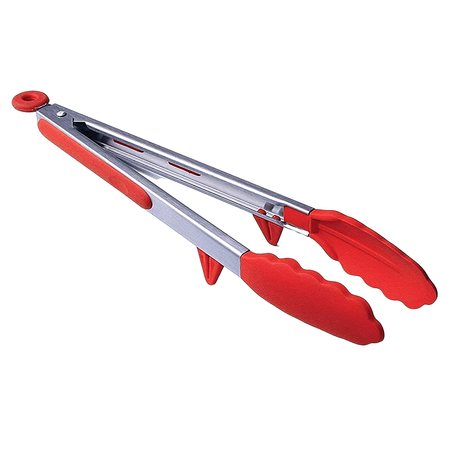 Femora Virign Silicone Food Tongs With Hook - 23 cm