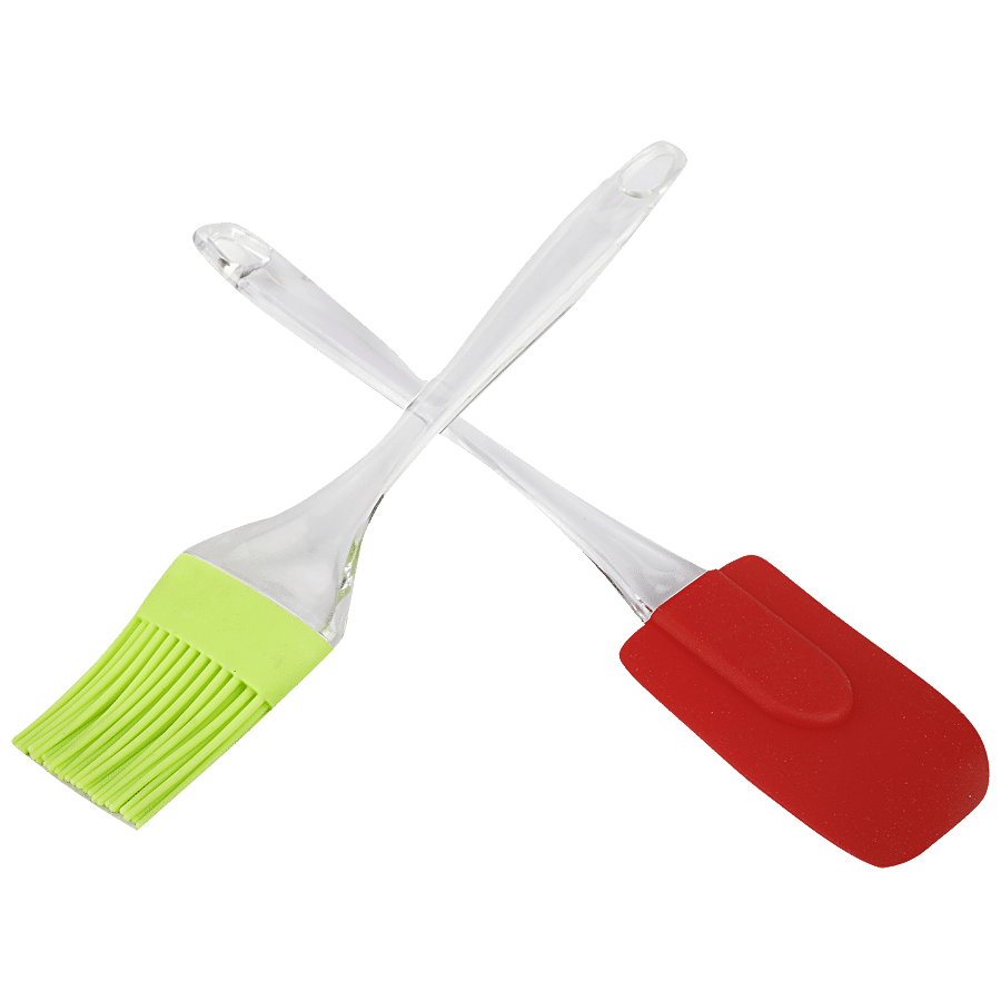 Jia Shi Fu Silicone Spatula & Brush - Assorted