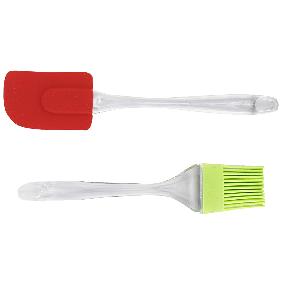 Jia Shi Fu Silicone Spatula & Brush - Assorted