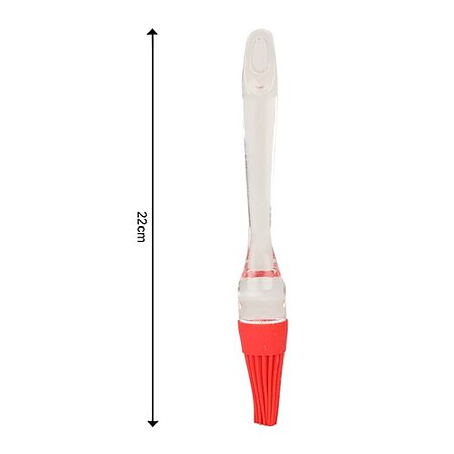 Orange Kitchen Silicone Brush - Red