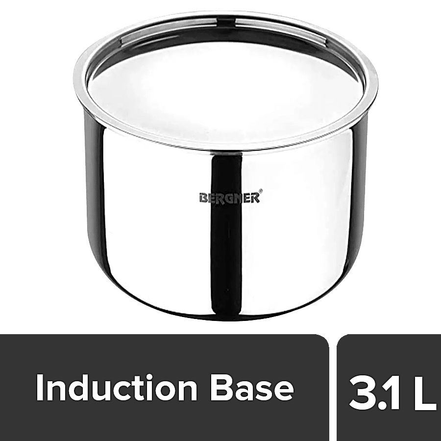 Bergner Argent Tri-Ply Stainless Steel Patila/Tope - Induction Base