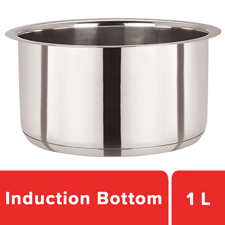 Chefset Kaviraj Tope/Patila With Lid - Stainless Steel