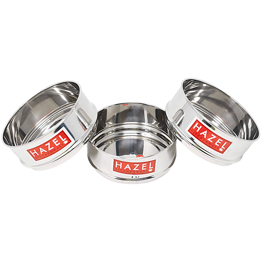 HAZEL Stainless Steel Cooker Dabba Set - Flat