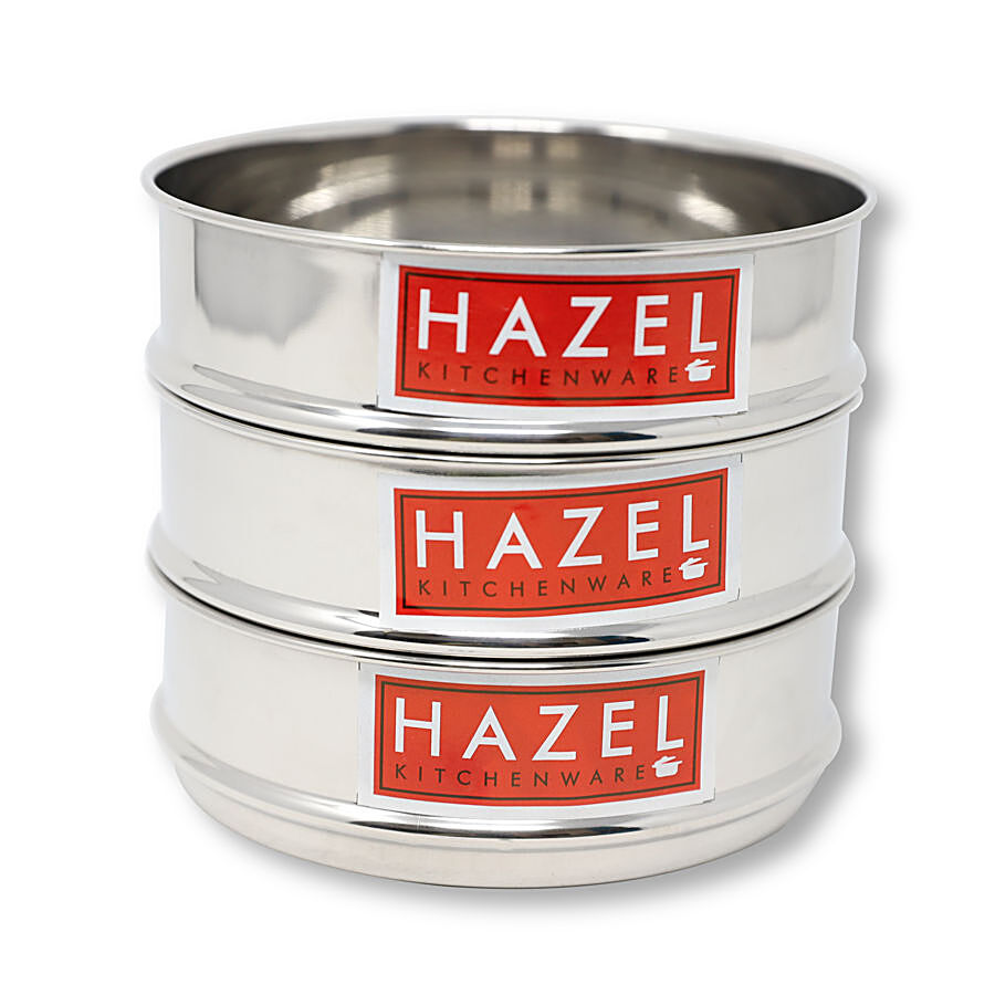 HAZEL Stainless Steel Cooker Dabba Set - Flat