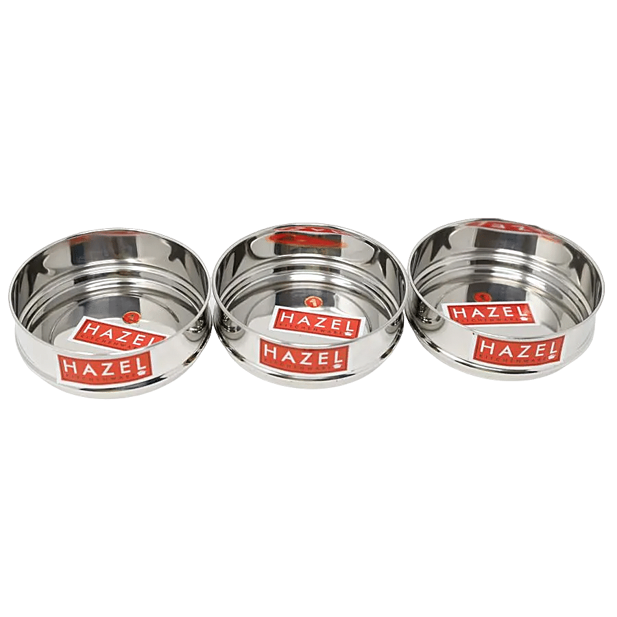 HAZEL Stainless Steel Cooker Dabba Set - Flat