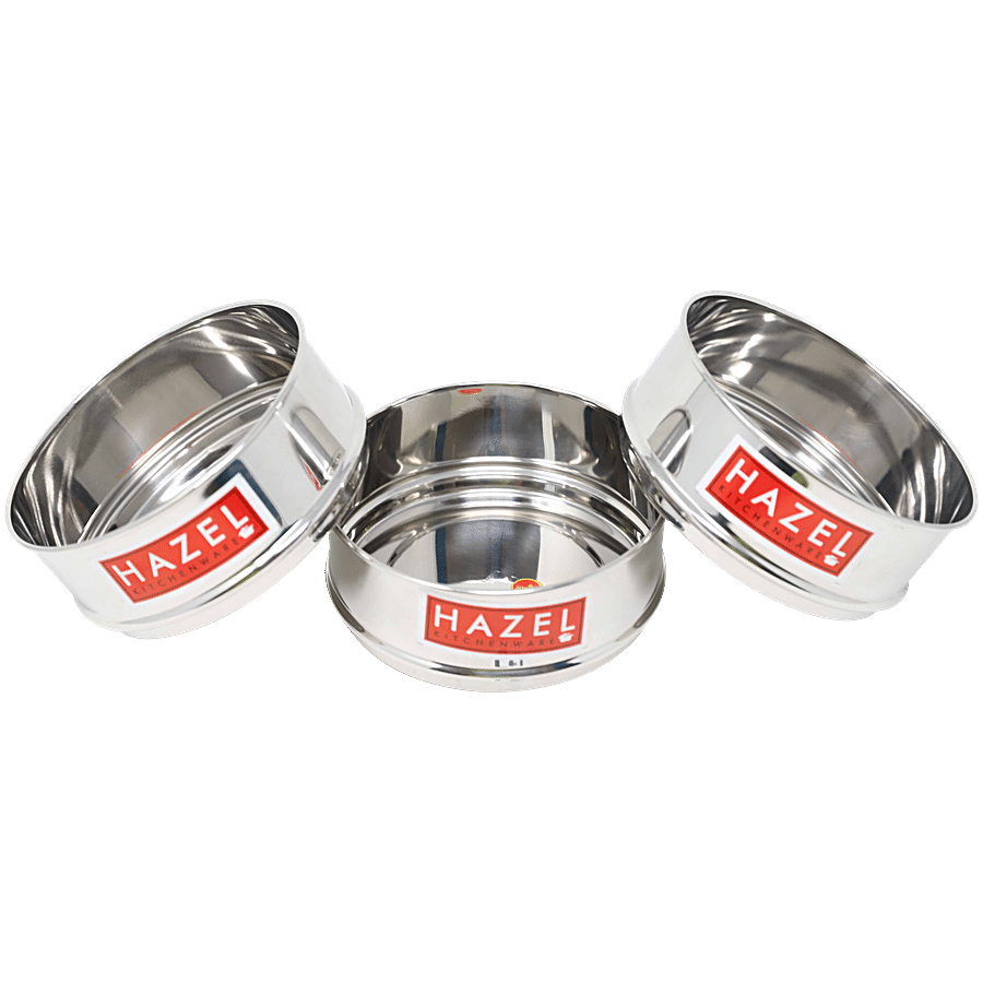 HAZEL Stainless Steel Cooker Dabba Set - Round