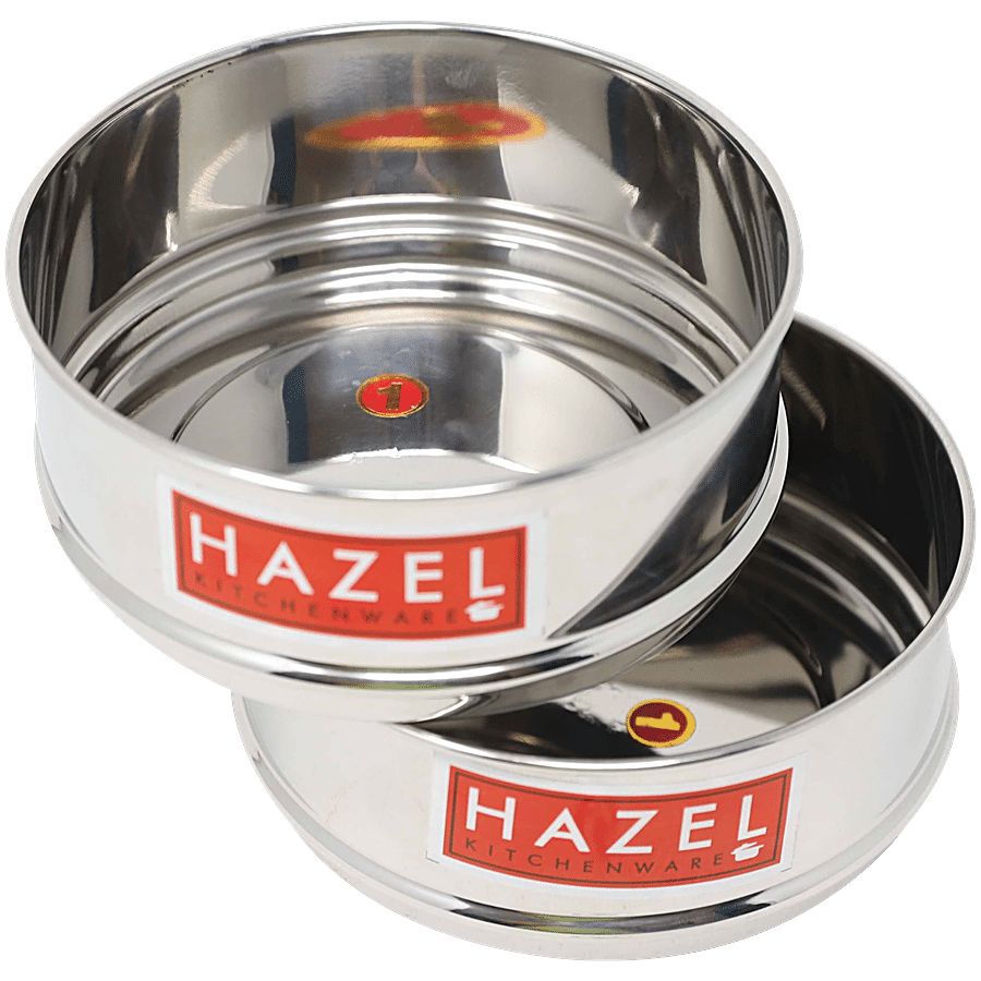 HAZEL Stainless Steel Cooker Dabba Set - Round