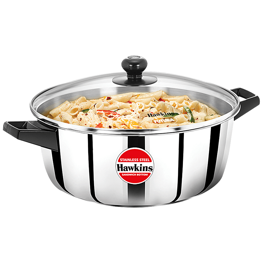 Hawkins Stainless Steel Cook N Serve Casserole - 22 cm