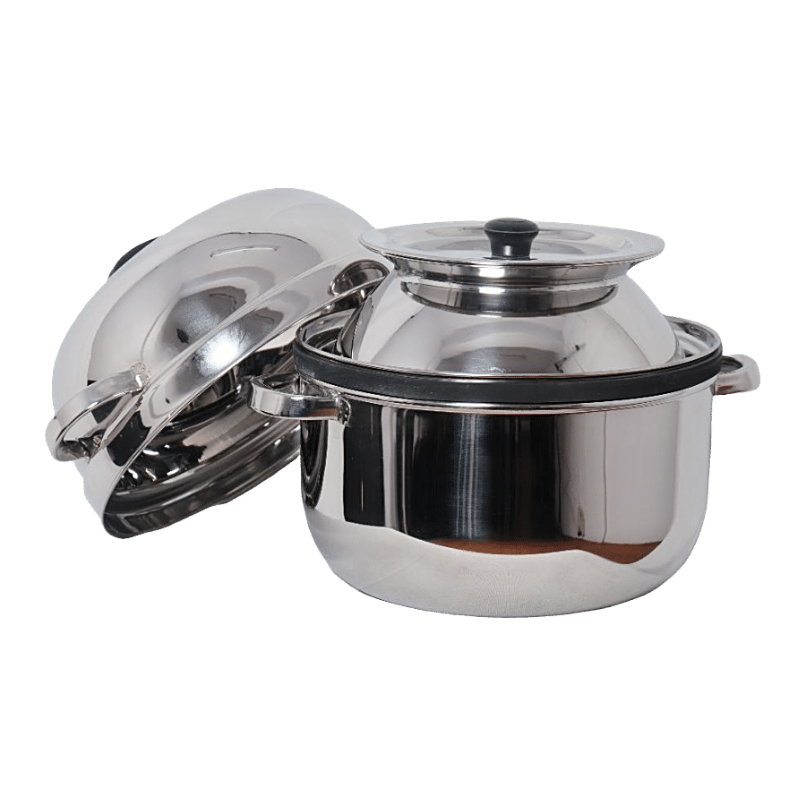 Kaviraj Stainless Steel India Pot Choodarapetty With Inner