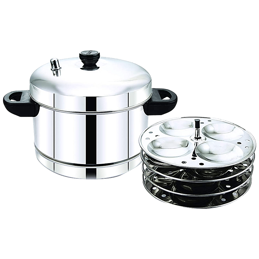 Klassi Kichen Klassi Kichen Stainless Steel Idli Maker/Cooker With Idli Stand