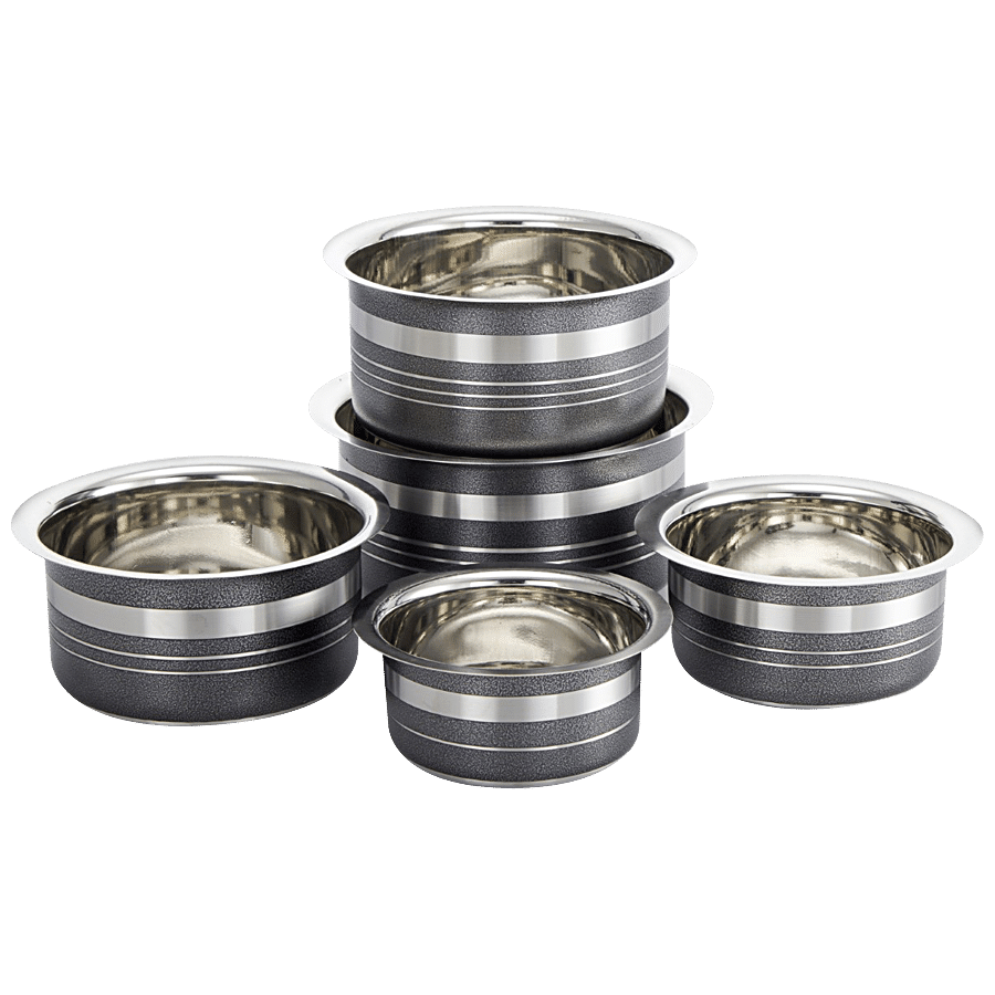 Klassi Kichen Stainless Steel Plain Tope Set - Coil