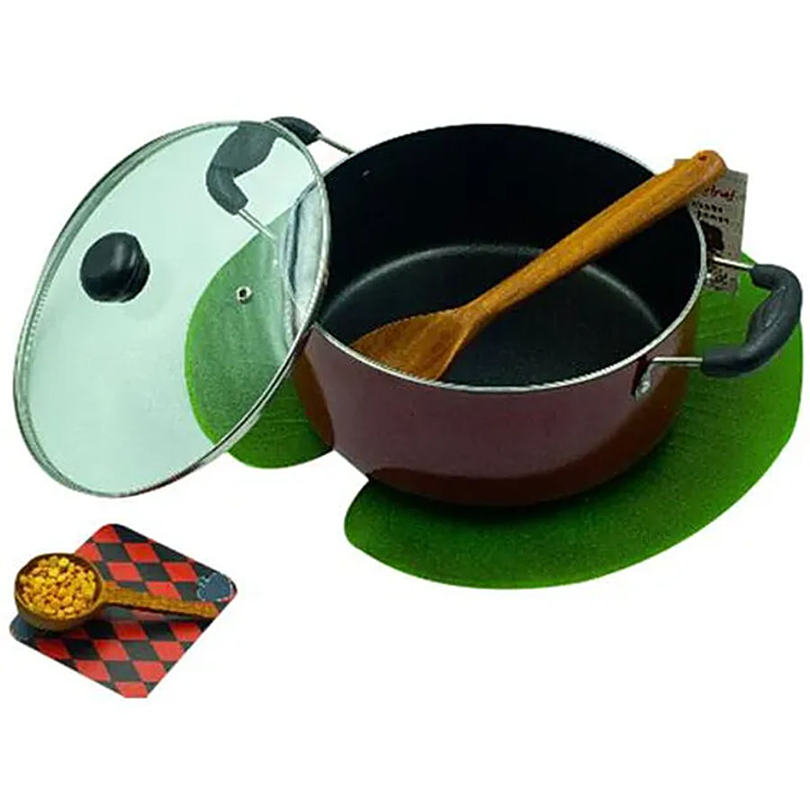 Le Kaviraj Aluminium Handi - Non Stick Coated