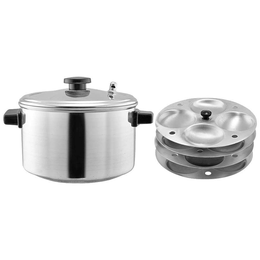 Le Kaviraj Aluminium Idli Boiler - 1.2 mm