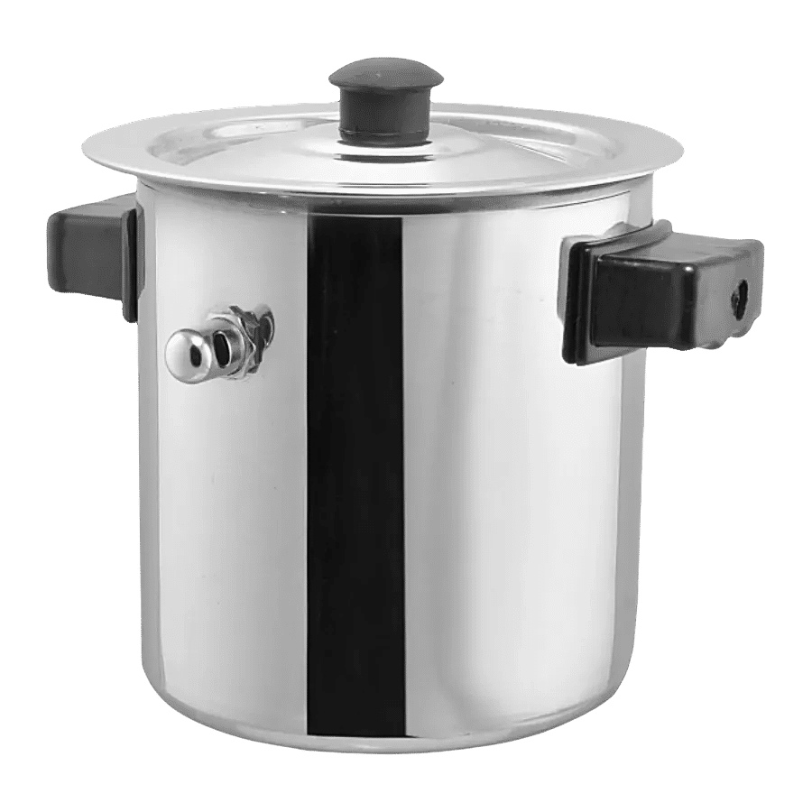 Le Kaviraj Aluminium Tall Milk Boiler/Storage - With Lid