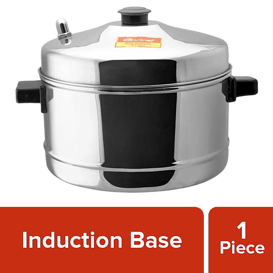 Le Kaviraj Stainless Steel Idli Maker/Cooker - Induction Base