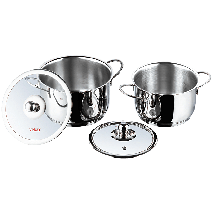 Vinod Cook N Serve Cookware Set - Induction Base