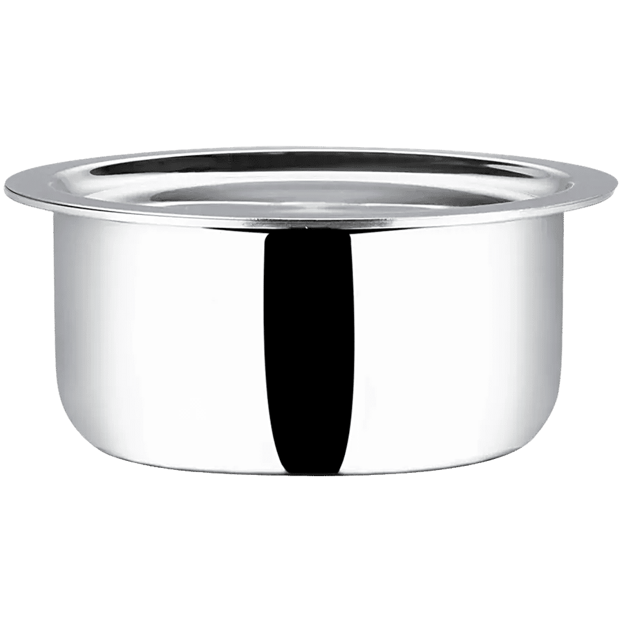 Vinod Platinum Triply Stainless Steel Patila/Tope - Induction Base