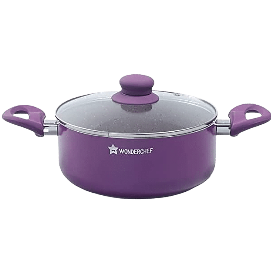 Wonderchef Royal Velvet Non-Stick Casserole - Induction Base