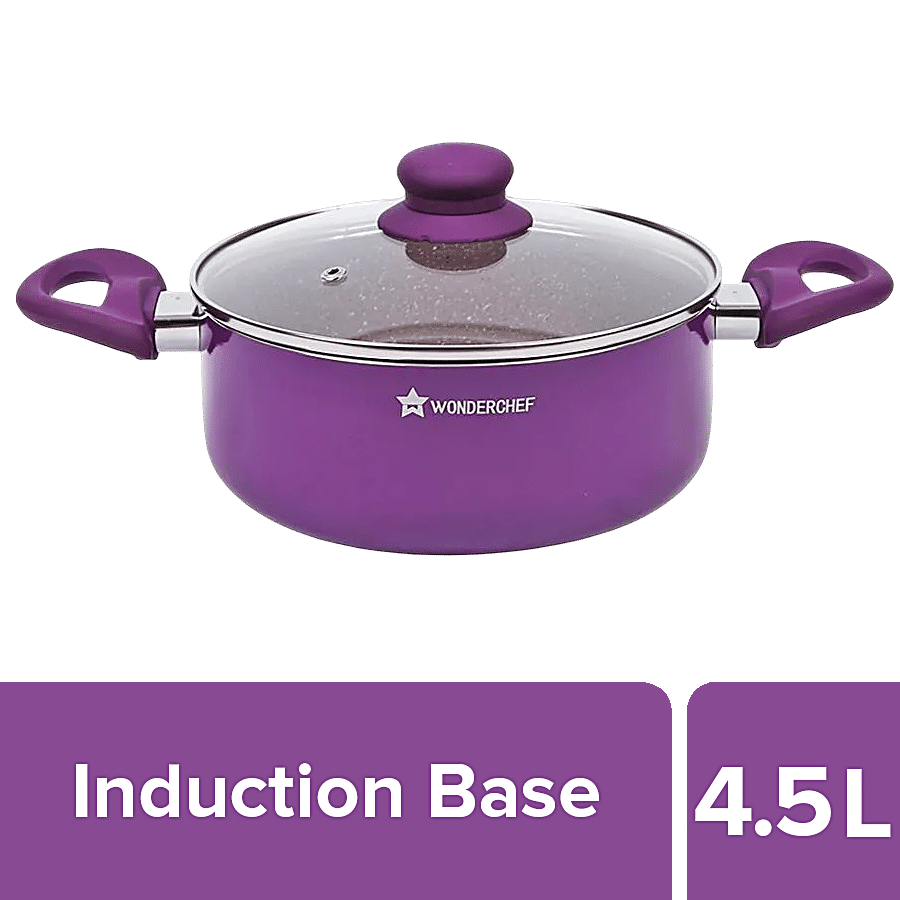 Wonderchef Royal Velvet Non-Stick Casserole - Induction Base