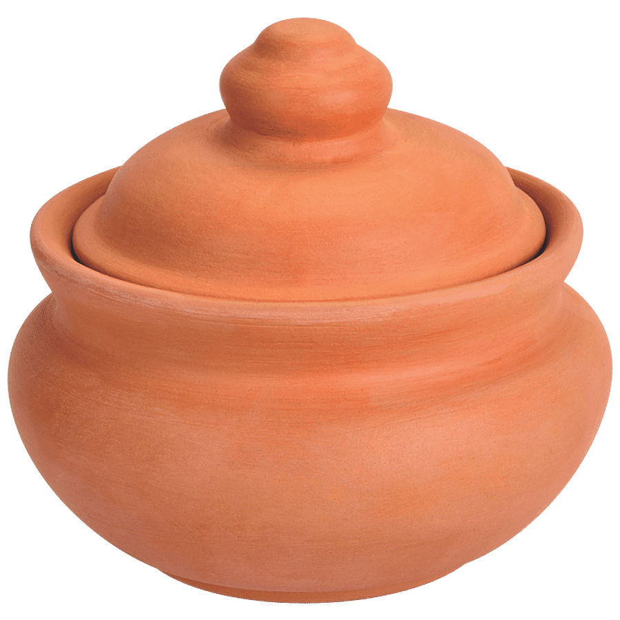 mbc Clay Curd Bowl With Lid - Eco-Friendly