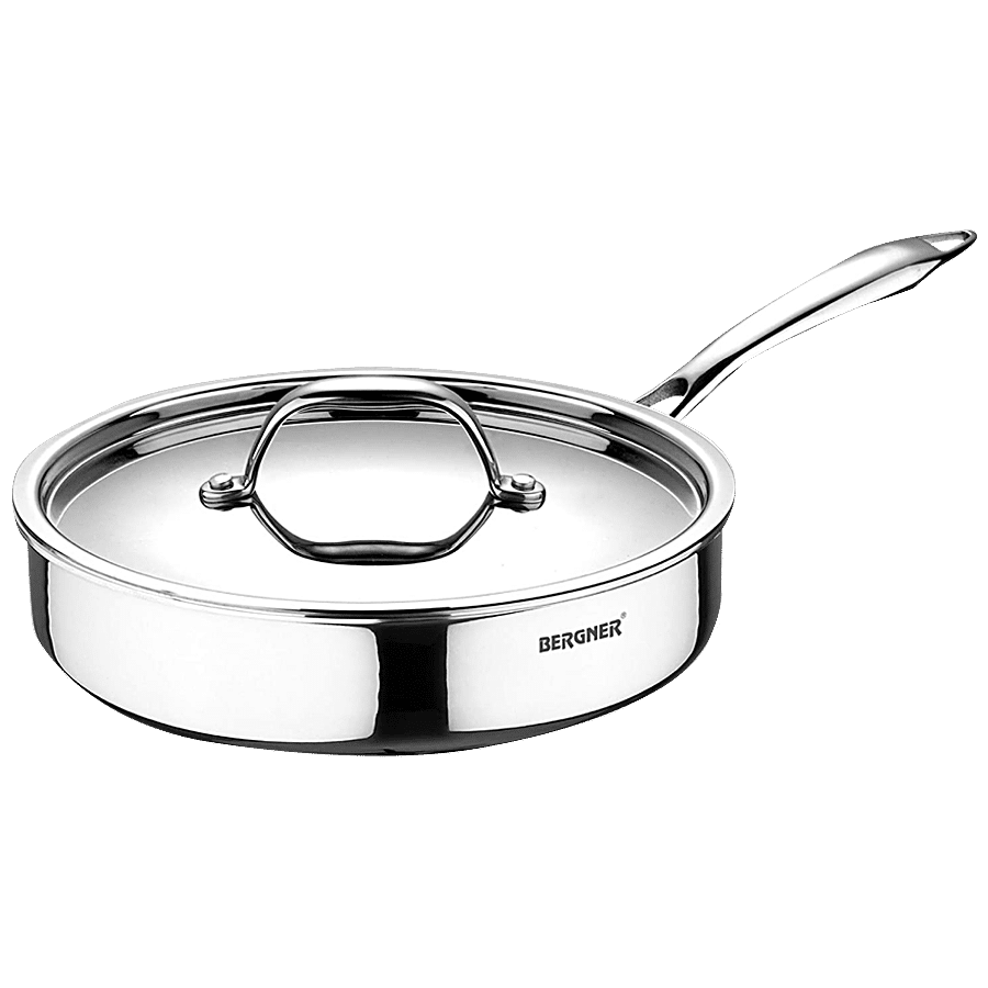 Bergner Argent Tri-Ply Stainless Steel Saucepan - Induction Base