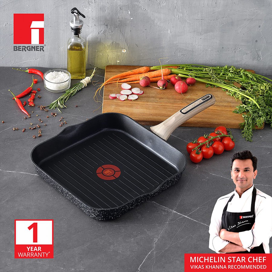 Bergner Ultimate ILag Marble Non-Stick Grill Pan