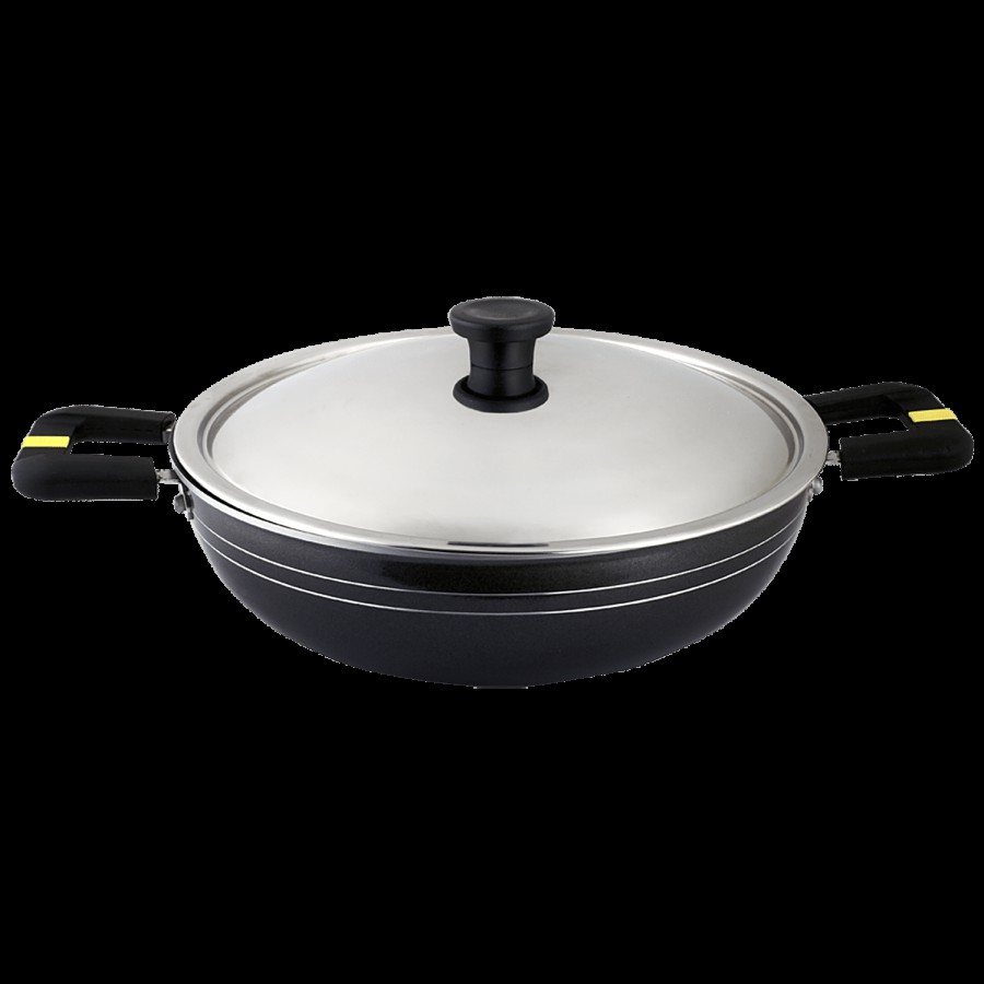 Greenchef Non-Stick Induction Base Kadai - 260 MM