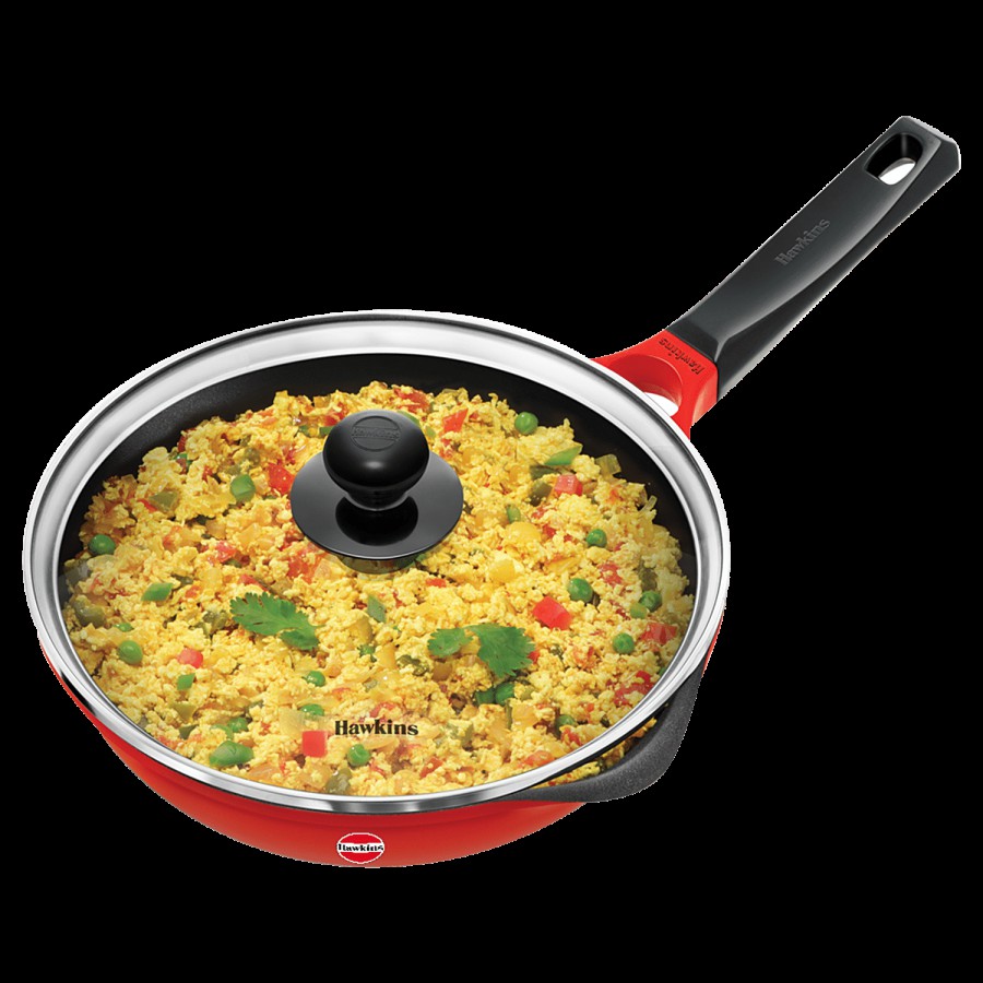 Hawkins Die Cast Frying Pan - With Glass Lid