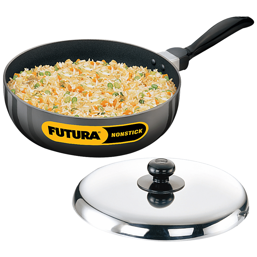 Hawkins Futura Hard Anodised Aluminium All-Purpose Pan/Frying Pan - Non Stick