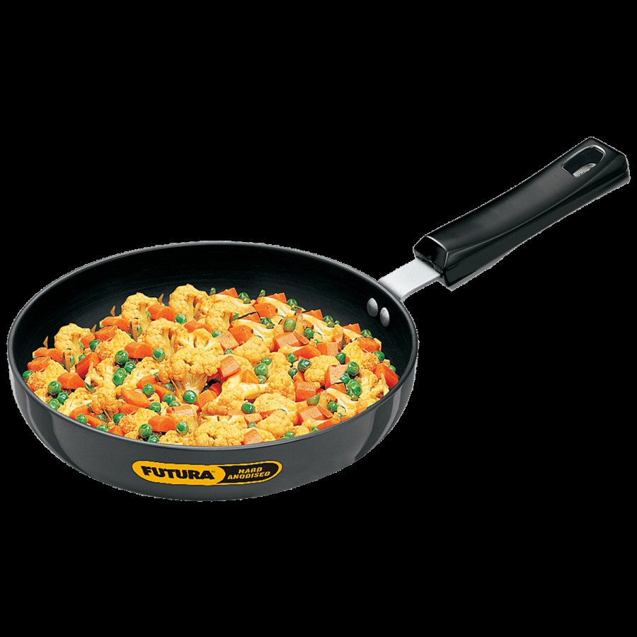 Hawkins Futura Hard Anodised Frying Pan - Rounded Sides