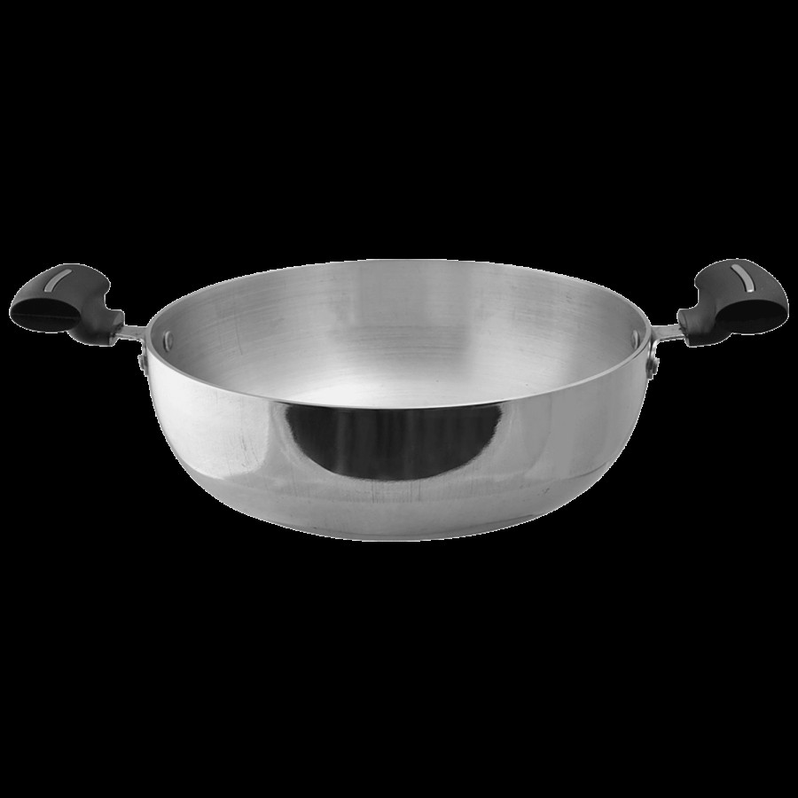 Le Kaviraj Aluminium Super Kadai - Induction Base