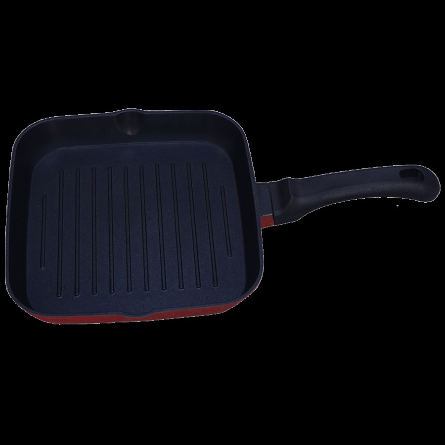 Metello Die-Cast Non-Stick Aluminium Grill Pan - 24 cm