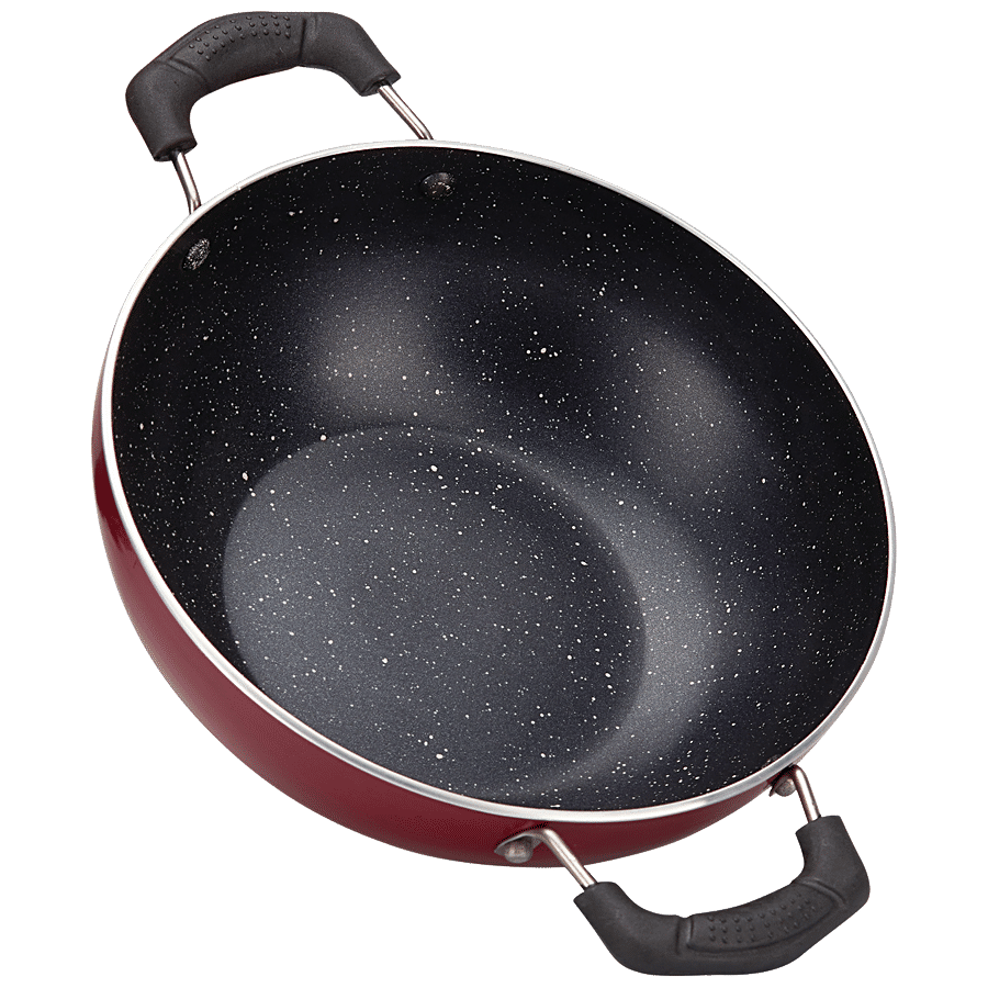 Navrang Non-Stick Aluminium Kadai - 3 Layer