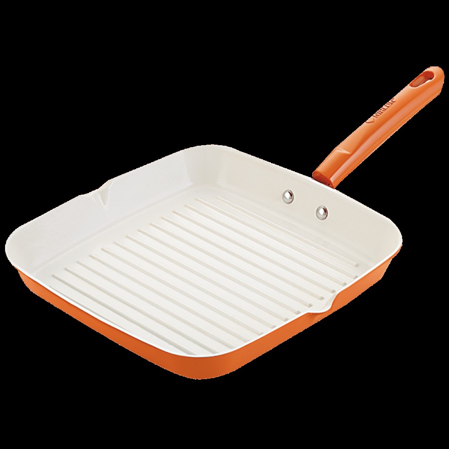 Nirlon Aluminium Grill Pan - Induction Base